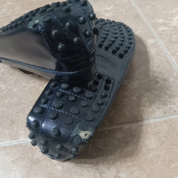 Tod’s Navy Blue Leather "Gommino" Driving Loafers Wo.37.5 (US 7.5) - Picture 10 of 10